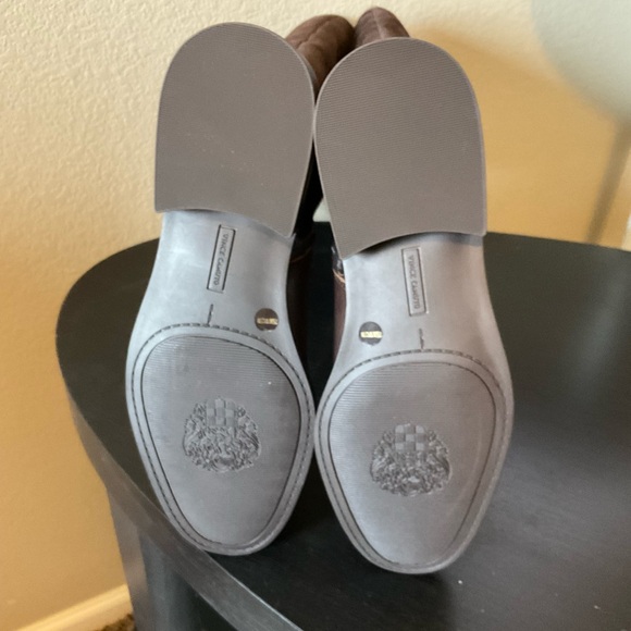 Vince Camuto Andalian 2 Brown Leather & Suede Knee High Boots | 7.5M Wide Calf N - Picture 6 of 8